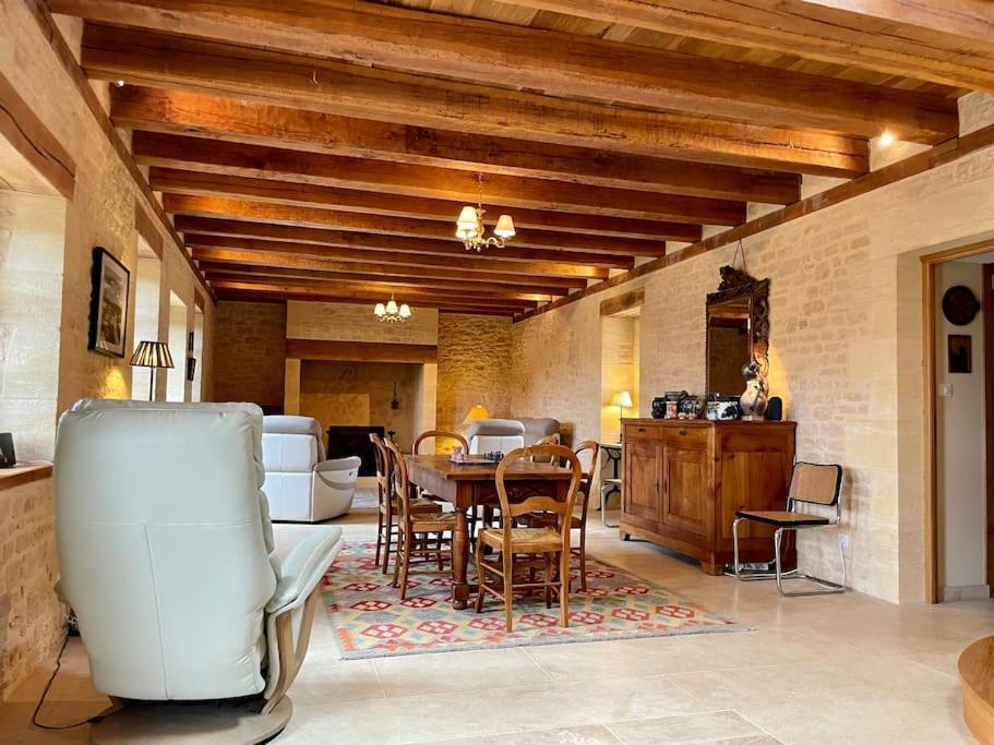 Charming 19Th Century Farmhouse With Pool Vitrac  Extérieur photo