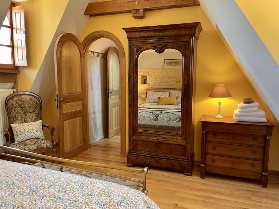 Charming 19Th Century Farmhouse With Pool Vitrac  Extérieur photo